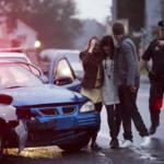 Current image: Austin car insurance claim meeting between lawyer and accident victim