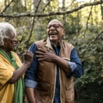 Current image: senior couple reviewing medicare advantage plans 2025 coverage options