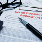 Current image: “retiree reviewing Social Security OASDI benefit statement USA