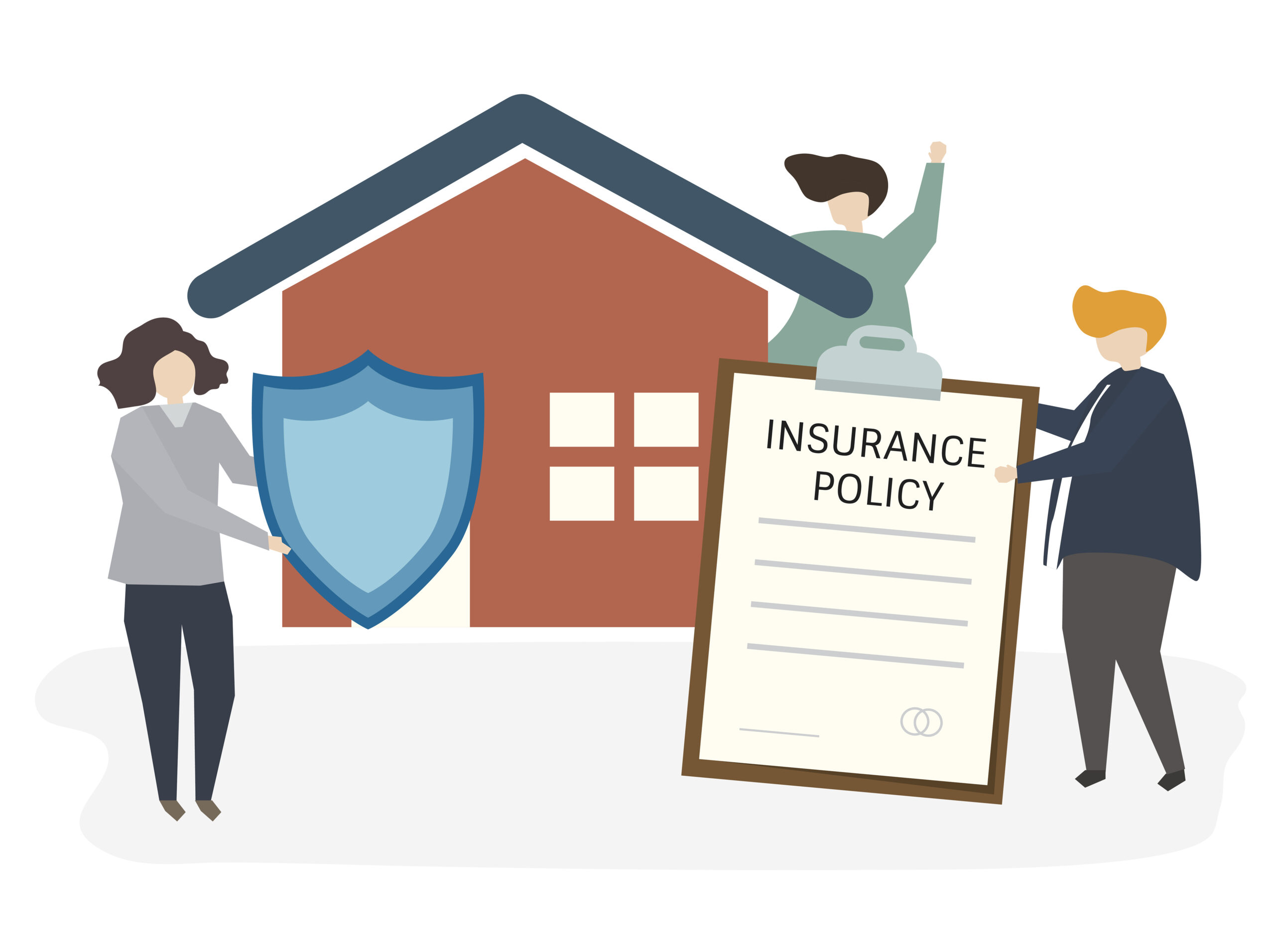 illustration of personal insurance quotes for holiday home risks coverage types