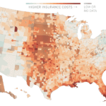 Current image: Infographic comparing pre- and post-subsidy health insurance premiums for middle-income households.